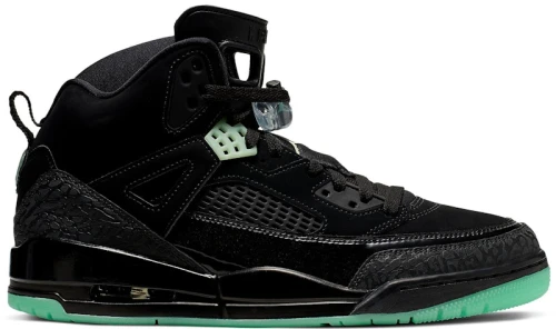 Jordan Spizike Black Green Glow