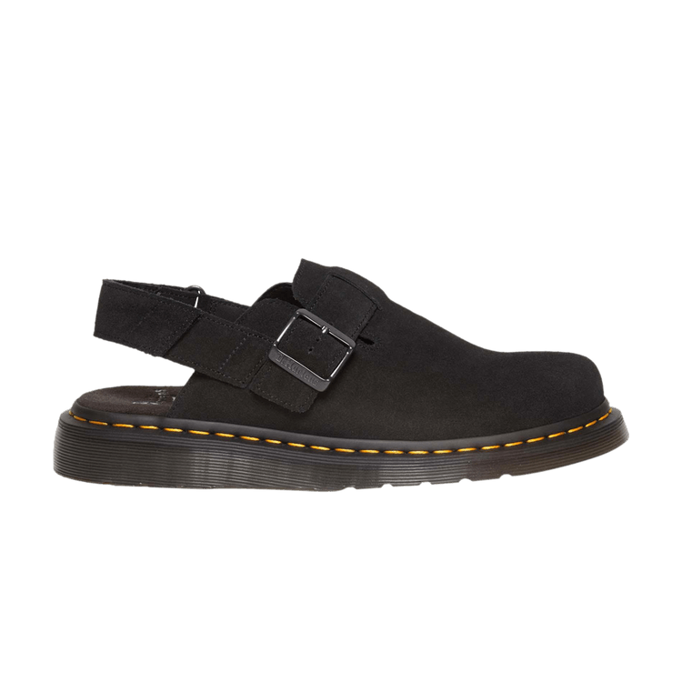 Dr. Martens Jorge 2 Suede Slingback Mules Black