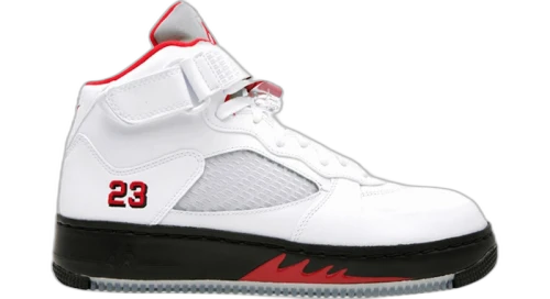 Jordan 5 Fusion Varsity White Red