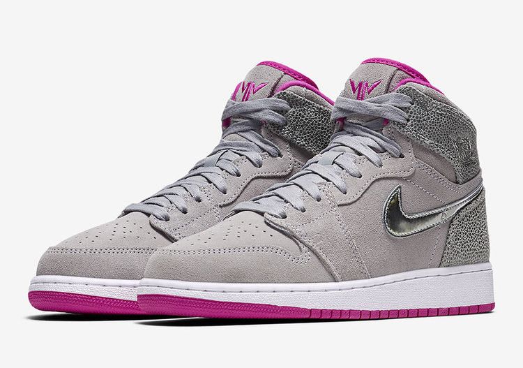 Jordan 1 Retro High Maya Moore Wolf Grey (GS)