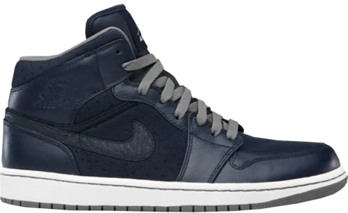 Jordan 1 Phat Mid Obsidian Cool Grey