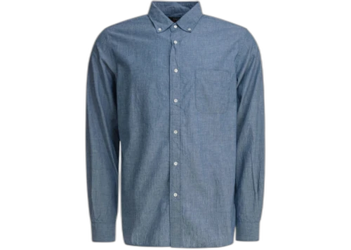 Beams Plus Button-Down Collar Shirt Light Blue
