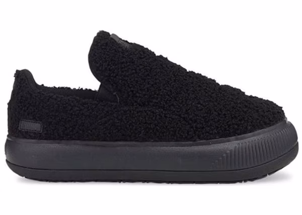 Puma Suede Mayu Slip-On Teddy Black (Women's)