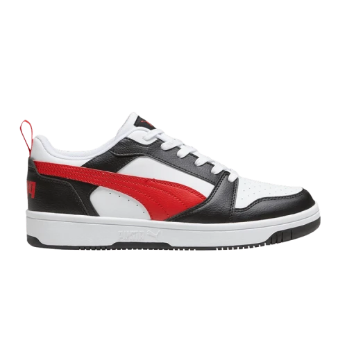 Puma Rebound V6 Low White For All Time Red Black