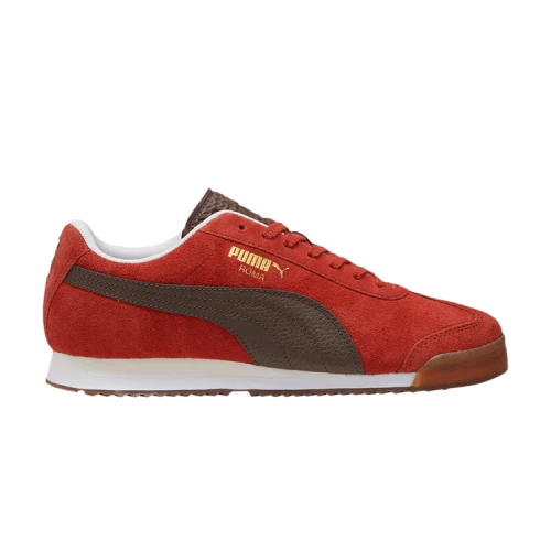 Puma Roma Suede Mars Red Espresso Brown