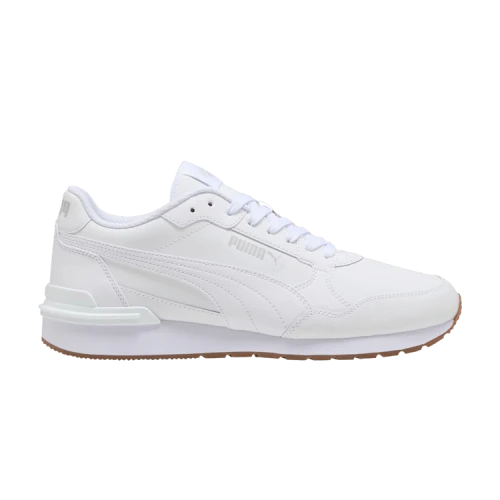 Puma ST Runner v4 Leather White Glacial Grey Gum
