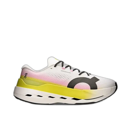 On Running Cloudboom Max Lime Raspberry