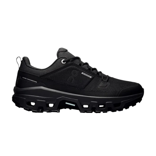 On Running Cloudrock Low Waterproof Black Black (Women's)