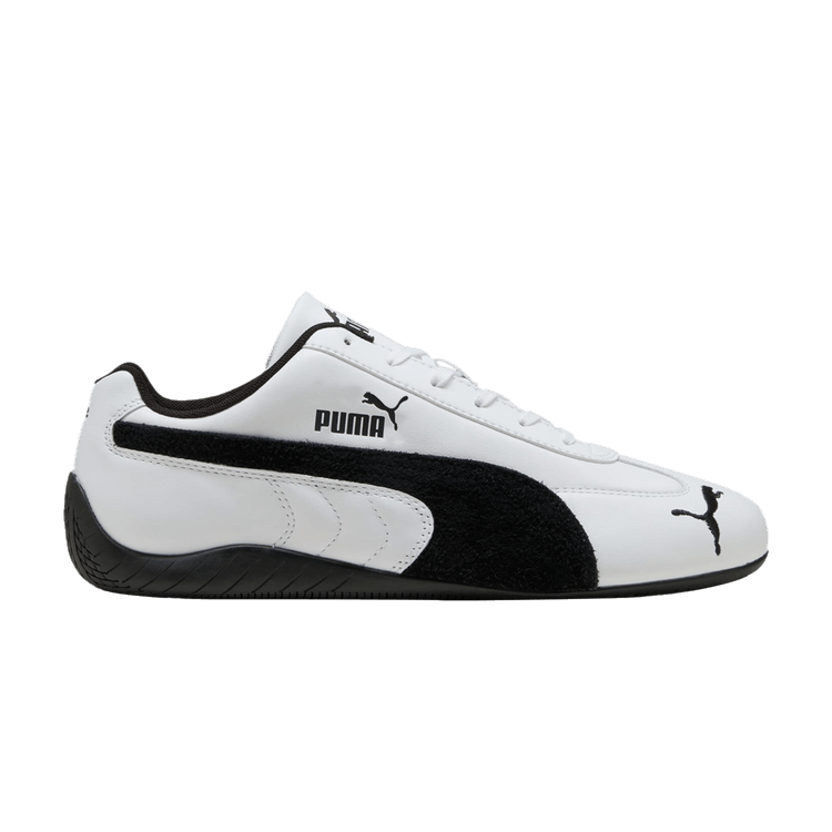 Puma Speedcat Leather White Black Suede Formstrip