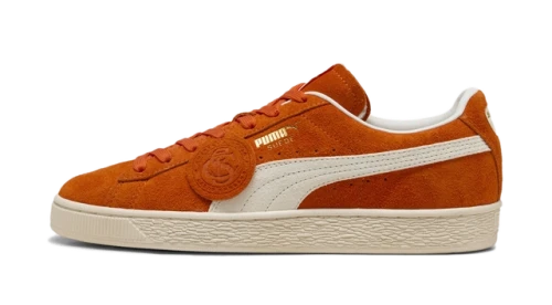 Puma Suede Charles F. Stead Orange Glo White