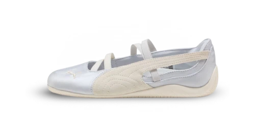 Puma Speedcat Ballet Silver Mist Warm White Satin (Women's)