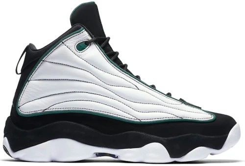 Jordan Pro Strong White Black Green
