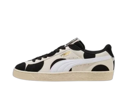 Puma Suede Printed Alpine Snow Black