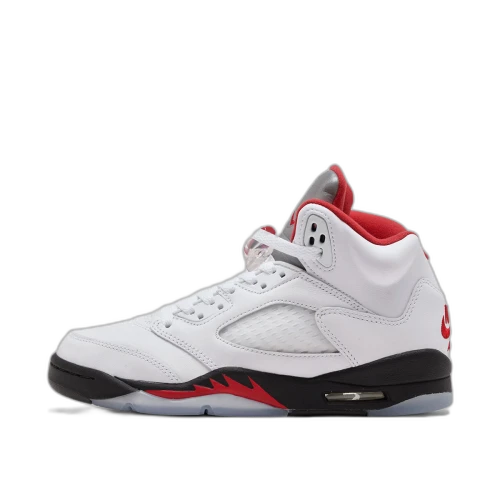 Jordan 5 Retro Fire Red Silver Tongue (2020) (GS)
