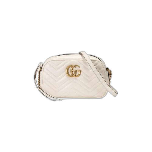 Gucci GG Marmont Small Shoulder Bag 'White'