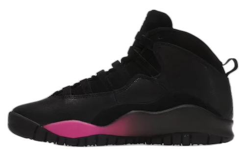 Jordan 10 Retro Black Fuchsia Black (GS)