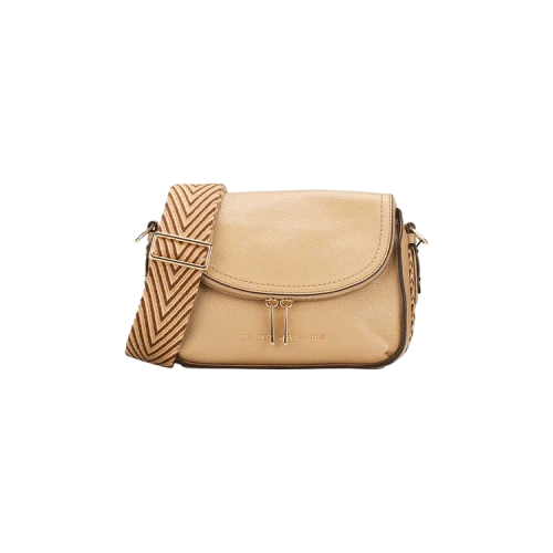 Marc Jacobs Grooved Webbing Mini Messenger Bag Iced Coffe