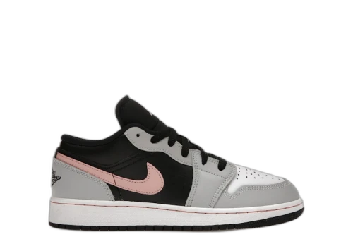 Jordan 1 Low Black Grey Pink (GS)
