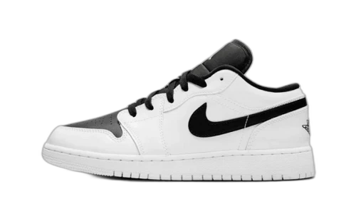 Jordan 1 Low White Black Patent (GS)