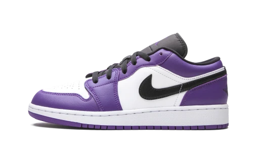 Jordan 1 Low Court Purple White (GS)