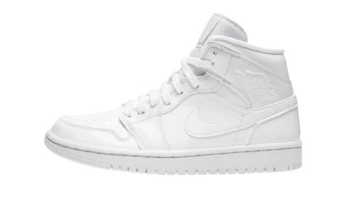 Jordan 1 Mid Triple White (2020)