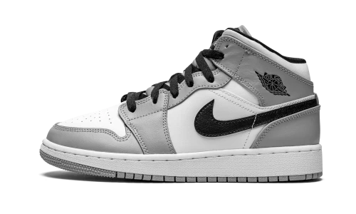 Jordan 1 Mid Light Smoke Grey (GS)