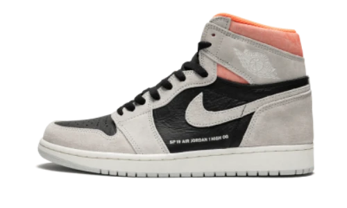 Jordan 1 Retro High Neutral Grey Hyper Crimson
