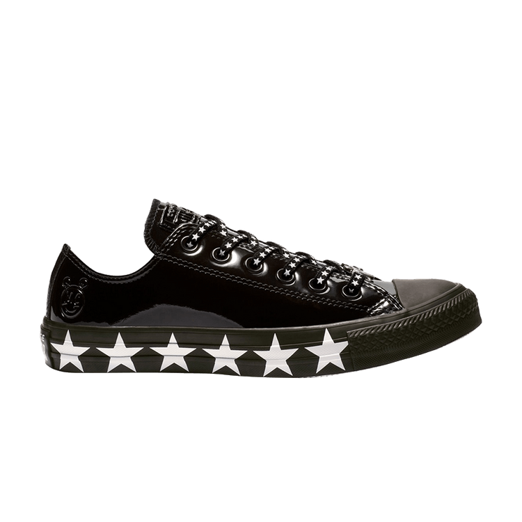Converse Chuck Taylor All Star Ox Miley Cyrus Black White Stars (Women's)