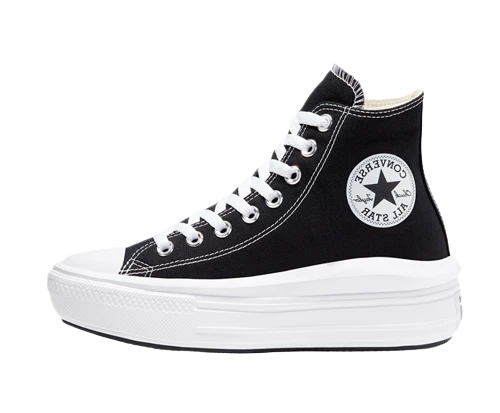 Converse Chuck Taylor All Star Move Hi Black (Women's)