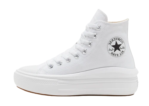 Converse Chuck Taylor All Star Move Hi White (Women's)