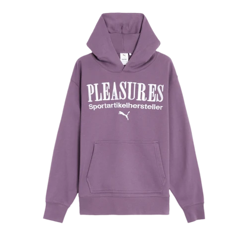 Puma x Pleasures Graphic Hoodie 'Purple/Charcoal'