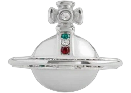Vivienne Westwood Women's Solid Orb Ring Platinum