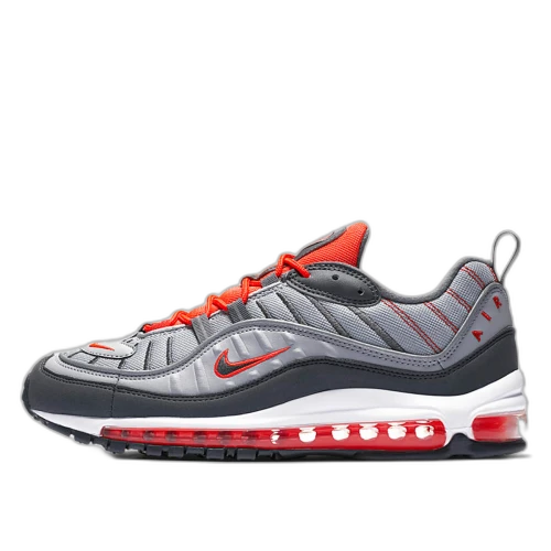 Nike Air Max 98 Wolf Grey Total Crimson