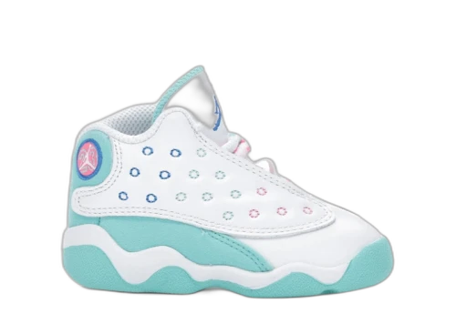 Jordan 13 Retro White Soar Green Pink (TD)