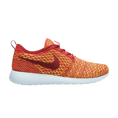 Nike Roshe One Flyknit Team Red Bright Crimson Volt (Women's)