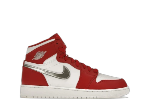 Jordan 1 Retro High Silver Medal (GS)