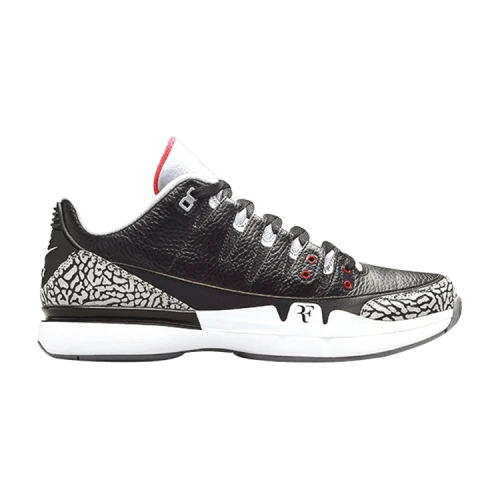 Nike Zoom Vapor AJ3 Black Cement