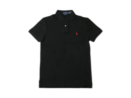 Polo Ralph Lauren Short-Sleeve Slim Fit Mesh Polo Polo Black