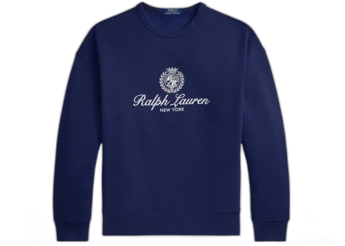 Polo Ralph Lauren Long-Sleeve Seasonal Fleece New York Ralph Lauren Graphic Sweatshirt Newport Navy