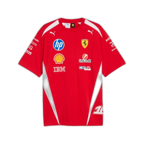 Puma Scuderia Ferrari HP Replica T-shirt (charles leclerc Edition) Puma Red-CLC