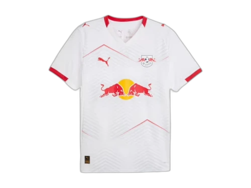 Puma RB Leipzig '25/'26 Home Jersey White/For All Time Red