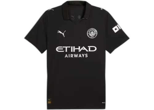 Puma Manchester City 25/26 Away Short Sleeves Jersey Black