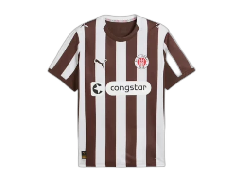 Puma FC St. Pauli '25/'26 Home Jersey Espresso Brown/White