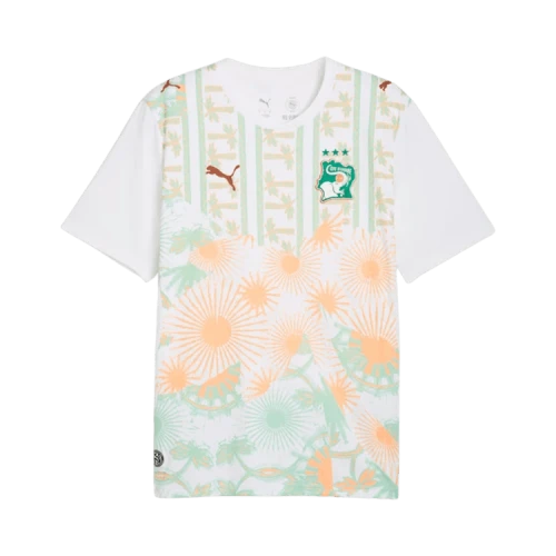 PUMA Côte d'Ivoire Away Jersey 'PUMA White Warm Chestnut'