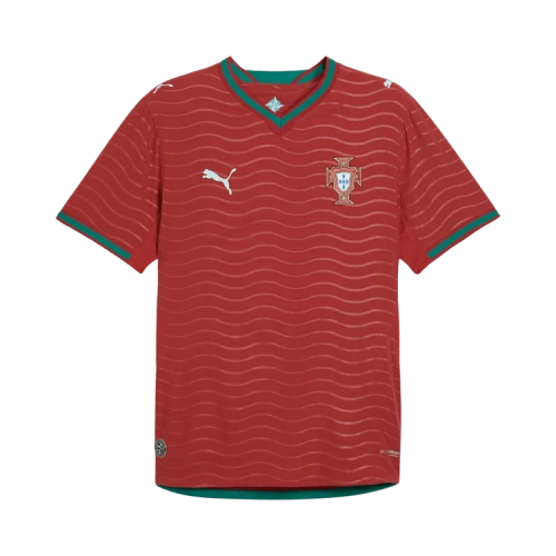 PUMA Portugal Authentic Home Jersey 'Club Red Green Lagoon'
