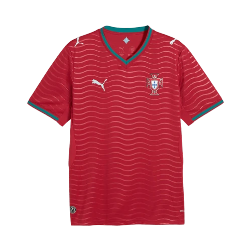 PUMA Portugal Home Soccer Jersey 'Club Red Green Lagoon'