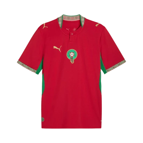 PUMA Morocco 2026 Home Jersey 'Fast Red Victory Gold'