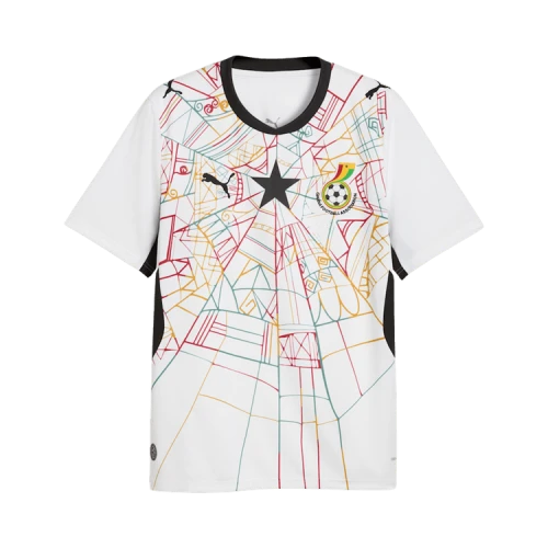 PUMA Ghana Home Jersey 'PUMA White PUMA Black'