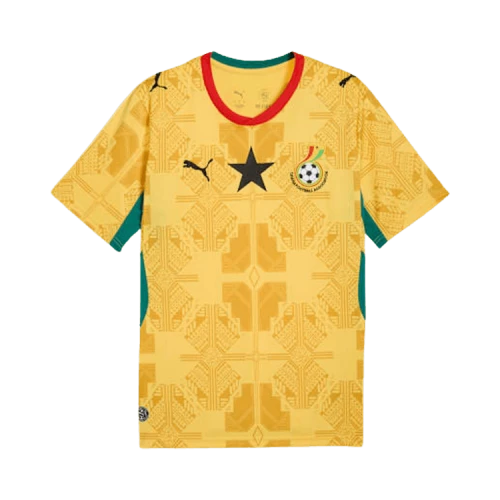PUMA Ghana 2026 Away Jersey 'Sunny Yellow Archive Gold'