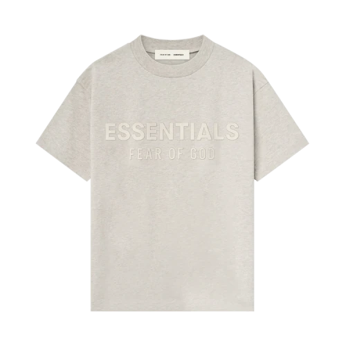 Fear of God Essentials Kids Classic Tee Heather Stone